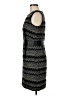 Milly 100% Wool Graphic Black Cocktail Dress Size 8 - photo 5