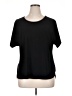 Cato Black Short Sleeve Top Size XL - photo 1