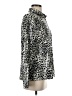 misook Animal Print Ivory Faux Fur Jacket Size S - photo 4
