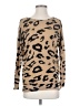 rue21 Animal Print Tan Pullover Sweater Size S - photo 1