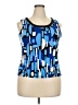 Studio 1 Blue Sleeveless Top Size 18 - photo 1