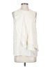 Theory 100% Silk Ivory Sleeveless Silk Top Size S - photo 1