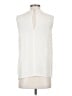 Theory 100% Silk Ivory Sleeveless Silk Top Size S - photo 2
