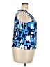 Studio 1 Blue Sleeveless Top Size 18 - photo 4