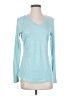 Danskin Teal Long Sleeve T-Shirt Size S - photo 1
