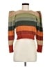 Les Friday Color Block Brown Wool Cardigan Size M - photo 1