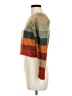 Les Friday Color Block Brown Wool Cardigan Size M - photo 5