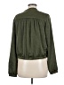 Leith 100% Polyester Green Windbreaker Size M - photo 2