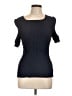 Unbranded 100% Polyester Black Short Sleeve Top Size L - photo 1
