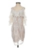 Winona 100% Silk Ivory Cocktail Dress Size 4 - photo 1