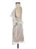 Winona 100% Silk Ivory Cocktail Dress Size 4 - photo 5