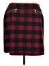 Maurices Plaid Red Casual Skirt Size M - photo 1