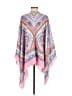 Woven Heart Pink Poncho One size - photo 2