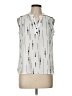 Cure 100% Polyester Ivory Sleeveless Blouse Size L - photo 1
