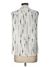 Cure 100% Polyester Ivory Sleeveless Blouse Size L - photo 2