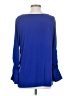 Susan Graver Blue 3/4 Sleeve Blouse Size S - photo 2