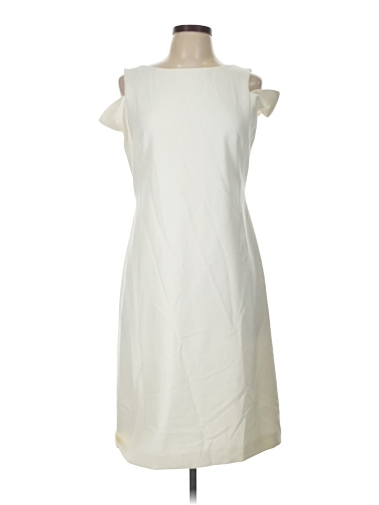 Pre-owned Boss By Hugo Boss Casual Dress In Ivory