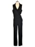 Banana Republic 100% Polyester Solid Black Jumpsuit Size 10 - photo 1