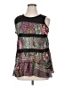 Bleu De SYM 100% Polyester Black Sleeveless Top Size 14 - photo 1