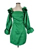 ASOS 100% Polyester Green Cocktail Dress Size 4 - photo 1