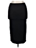 PoshDivah Solid Black Casual Skirt Size XL - photo 2