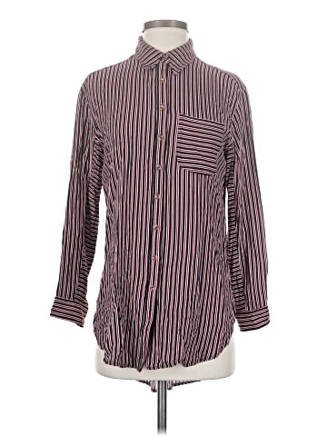 Maeve Long Sleeve Button-Down Shirt (view 1)