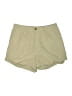 Shein 100% Polyester Solid Green Khaki Shorts Size L - photo 1