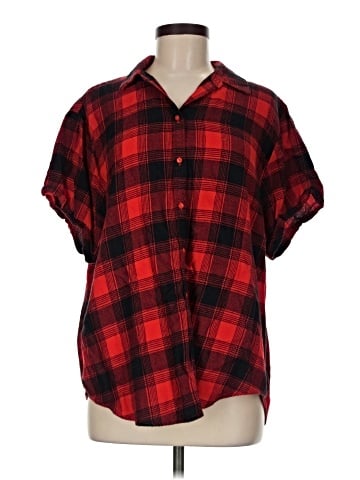 Express Short Sleeve Button-Down Shirt (view 1)