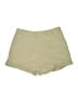 Shein 100% Polyester Solid Green Khaki Shorts Size L - photo 2