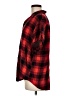 Express Plaid Red Short Sleeve Button-Down Shirt Size M - photo 5