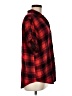 Express Plaid Red Short Sleeve Button-Down Shirt Size M - photo 4