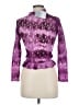 Young Essence Purple 3/4 Sleeve Blouse Size M - photo 2