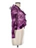 Young Essence Purple 3/4 Sleeve Blouse Size M - photo 4