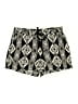 Unbranded Aztec Or Tribal Print Black Shorts Size 4Estimated - photo 1