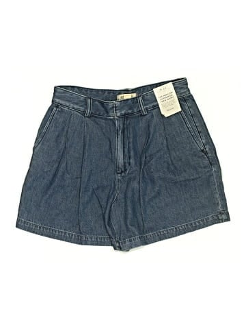Madewell The Harlow Superwide Jean Short: Airy Denim Edition (view 1)