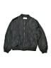 H&M 100% Polyester Solid Black Jacket Size 8 - photo 1