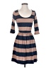 I.ner Stripes Tan Casual Dress Size S - photo 1