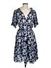 Rungolee Print Blue Casual Dress Size L - photo 1