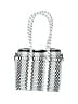 Assorted Brands Houndstooth Silver Satchel One size - photo 3