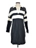 Faherty 100% Cotton Stripes Gray Casual Dress Size S - photo 1