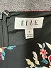 Elle 100% Polyester Floral Black Casual Dress Size 4 - photo 7