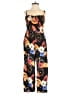 Lush Graphic Black Jumpsuit Size S - photo 1