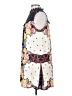 Blu Pepper 100% Polyester Print Ivory Casual Dress Size S - photo 5