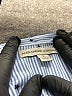 Alexander Jordan Polka Dots Blue Short Sleeve Blouse Size S - photo 7