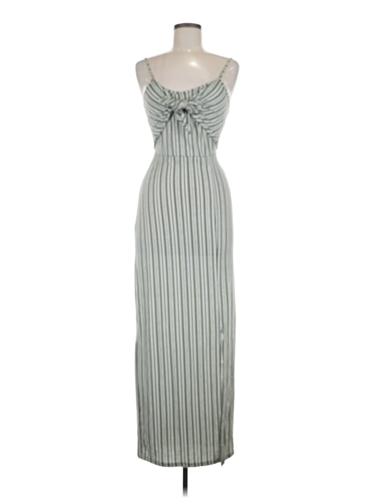 Pre-owned Derek Heart Cocktail Dress In Gray