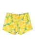 Lilly Pulitzer 100% Cotton Floral Yellow Shorts Size 6 - photo 1