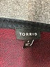 Torrid Plaid Burgundy Pullover Sweater Size 4X Plus (4) - photo 7