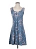 Mudd Paisley Blue Casual Dress Size S - photo 1