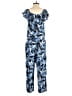 Tommy Bahama 100% Rayon Graphic Blue Jumpsuit Size S - photo 2