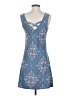 Mudd Paisley Blue Casual Dress Size S - photo 2